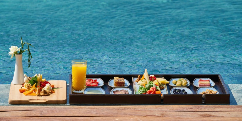 A floating breakfast platter by one of the best restaurants in south goa