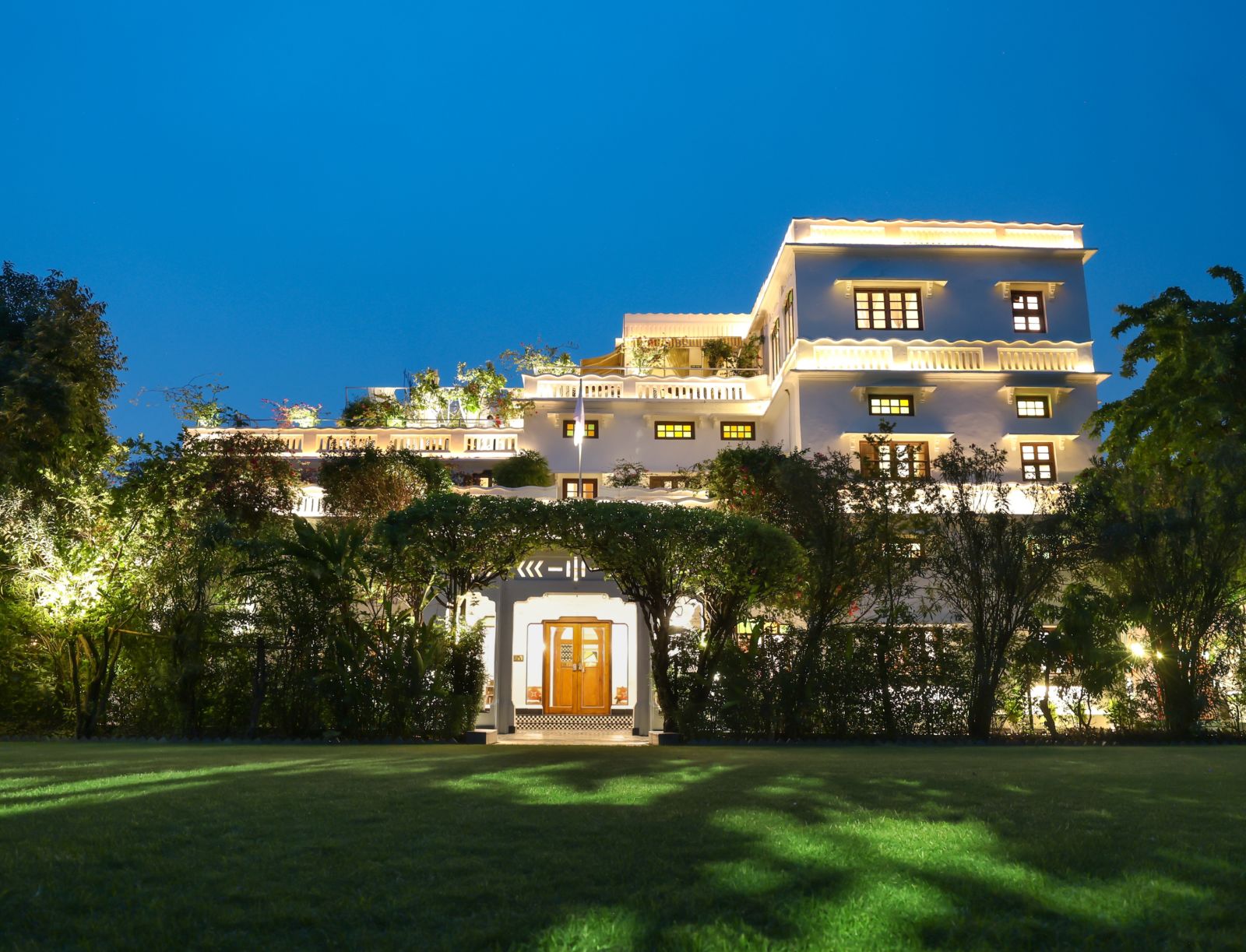 Lawn Facade - Evening