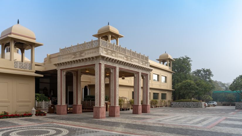 main entrance of Heritage Village Resort & Spa, Manesar