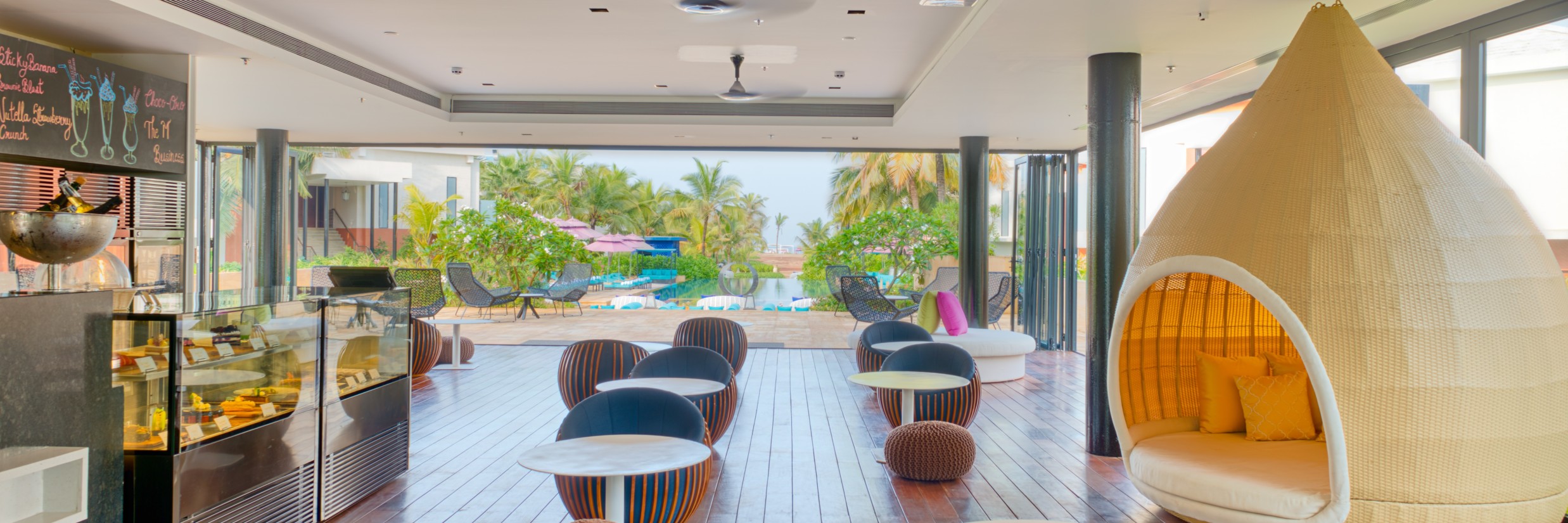 Interior View of the Cerulean Restaurant in Benaulim South Goa 2