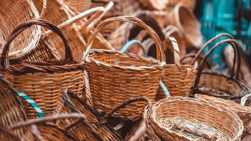 woven baskets