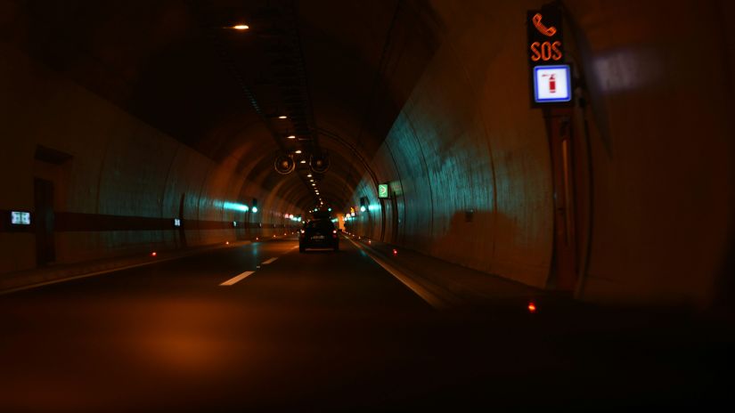 View of inside of a Tunnel