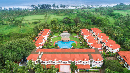 aerial view of our luxury resort in south goa - Heritage Village Resorts and spa
