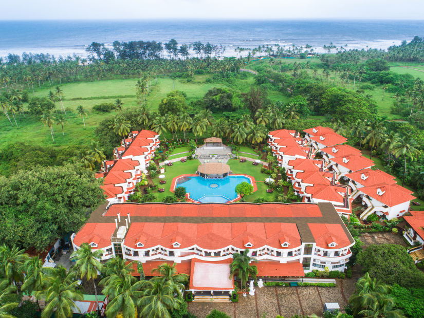 aerial view of our luxury resort in south goa - Heritage Village Resorts and spa