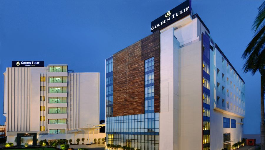 Facade, Golden Tulip, Hotel near Charbagh Railway Station