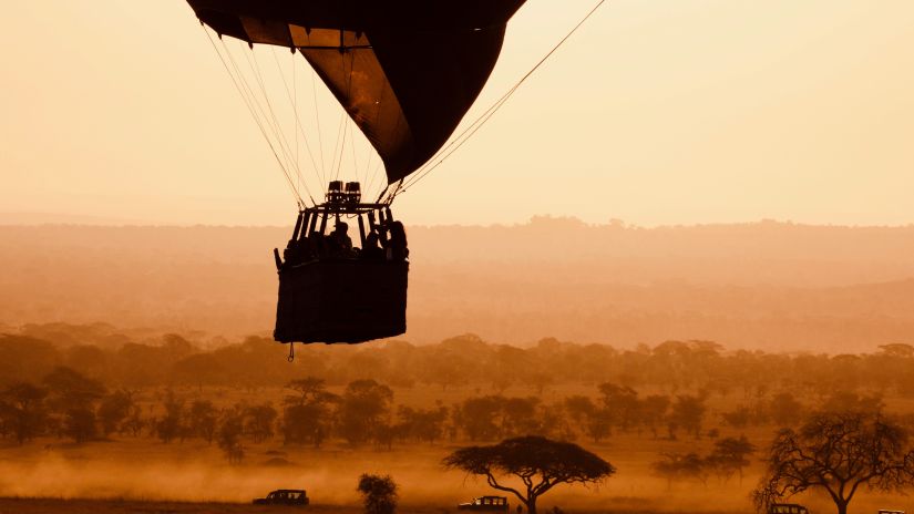 hot air balloon ride