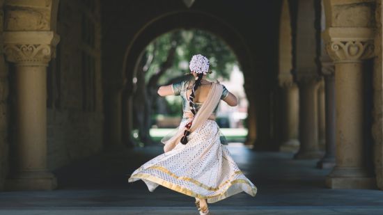 Kathak dancing near our hotel in Khajuraho