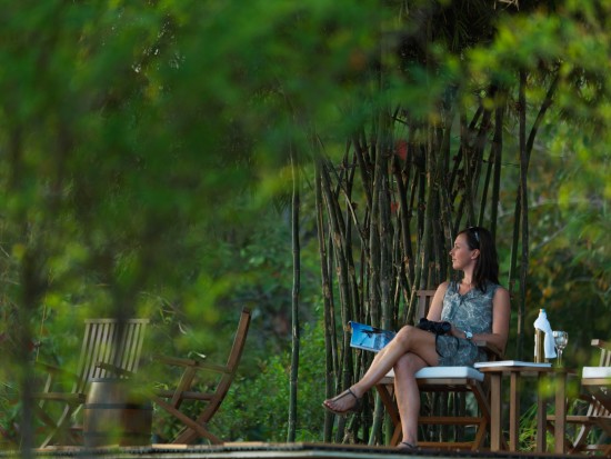 Lobby Verandah of our rooms in The Serai Kabini 0010