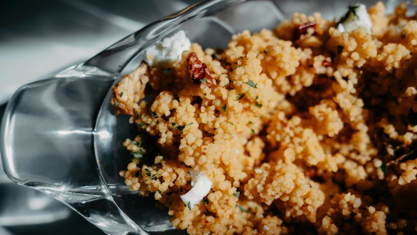 a plate of churma