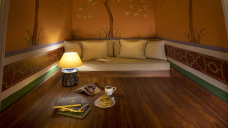 Meditation Reading corner @ Lamrin Boutique Cottages, Rishikesh