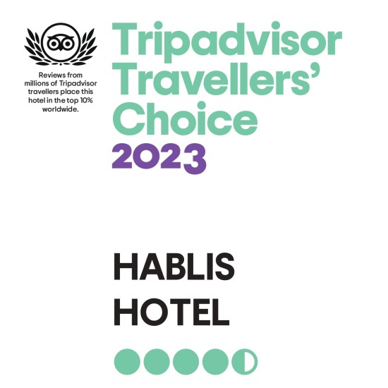 Travellers Choice Award page for Hotel Hablis, Chennai