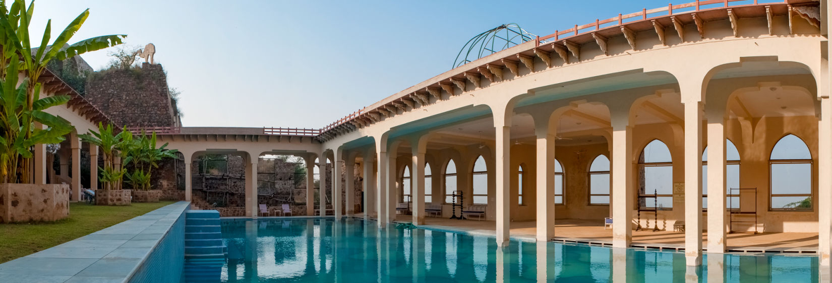 Swimming Pool_ Facade_Tijara Fort Palace_Hotel In Rajasthan_ Palace Hotel In Rajasthan 13