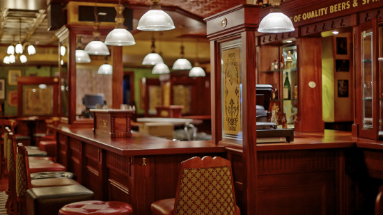 Interior view of the lounge at Hablis Hotel, Chennai