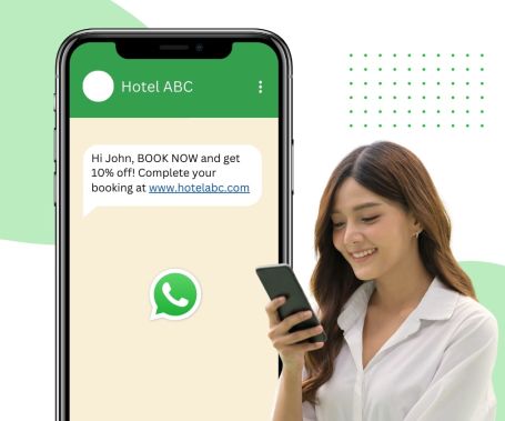 Drive more direct hotel bookings with WhatsApp integration for hotels