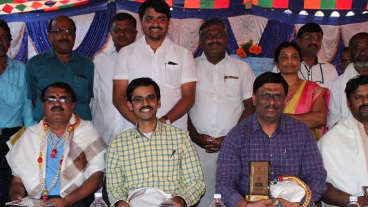 Award receoved for uplifting government schools