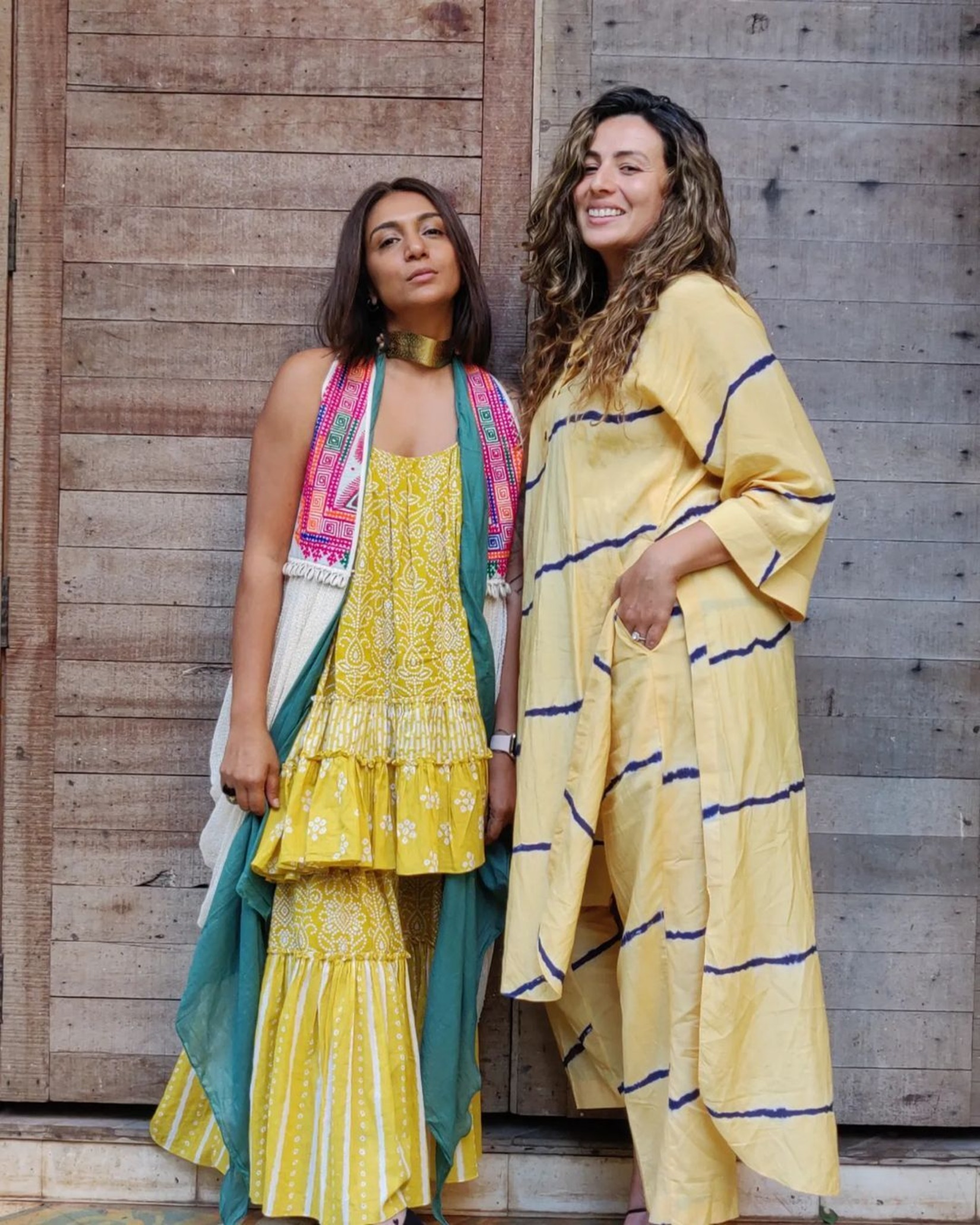 2 women wearing kurtis - Villa in Palms by V Escapes