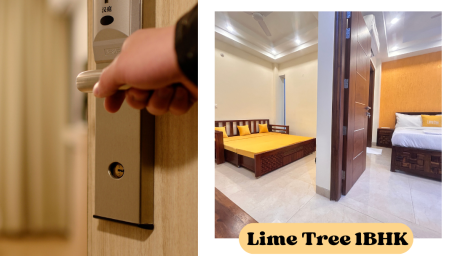 Lime tree 402 has been a home to us for the past 1 month. Its location is very near to Medanta. It takes 10 minutes walking. The service here is excellent. The rooms are kept in sparkling clean. A (8)