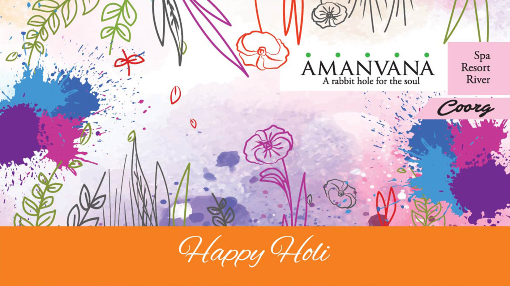 Activities in Coorg Hotels, Holi At Amanvana, Best Coorg Resort  12