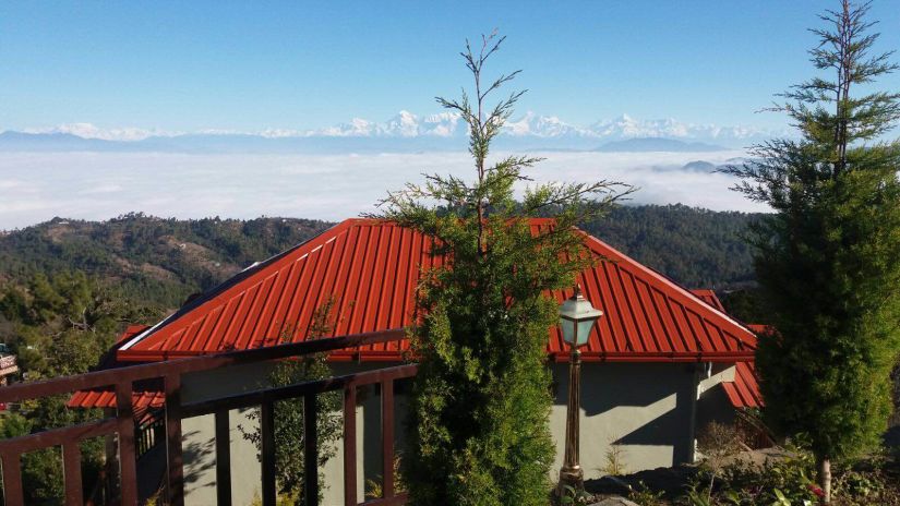 Ojaswi Himalayan Resort, Mukteshwar Nainital Roof View Ojaswi Himalayan Resort Mukteshwar 1