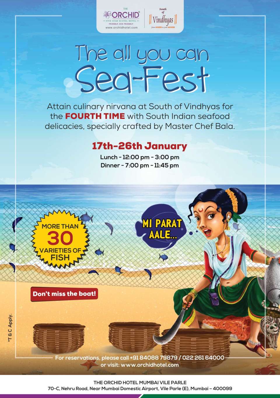 Seafood Festival The Orchid Hotel Mumbai Vile Parle The Orchid