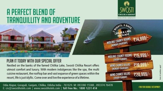 2Nights3Days Chilika Lake Package