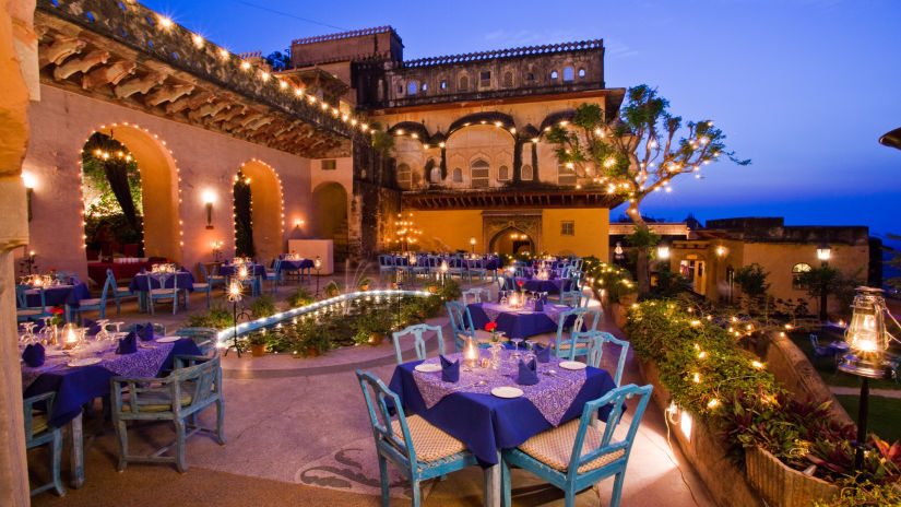 Holi Kund, Neemrana Fort Palace, restaurants in Rajasthan