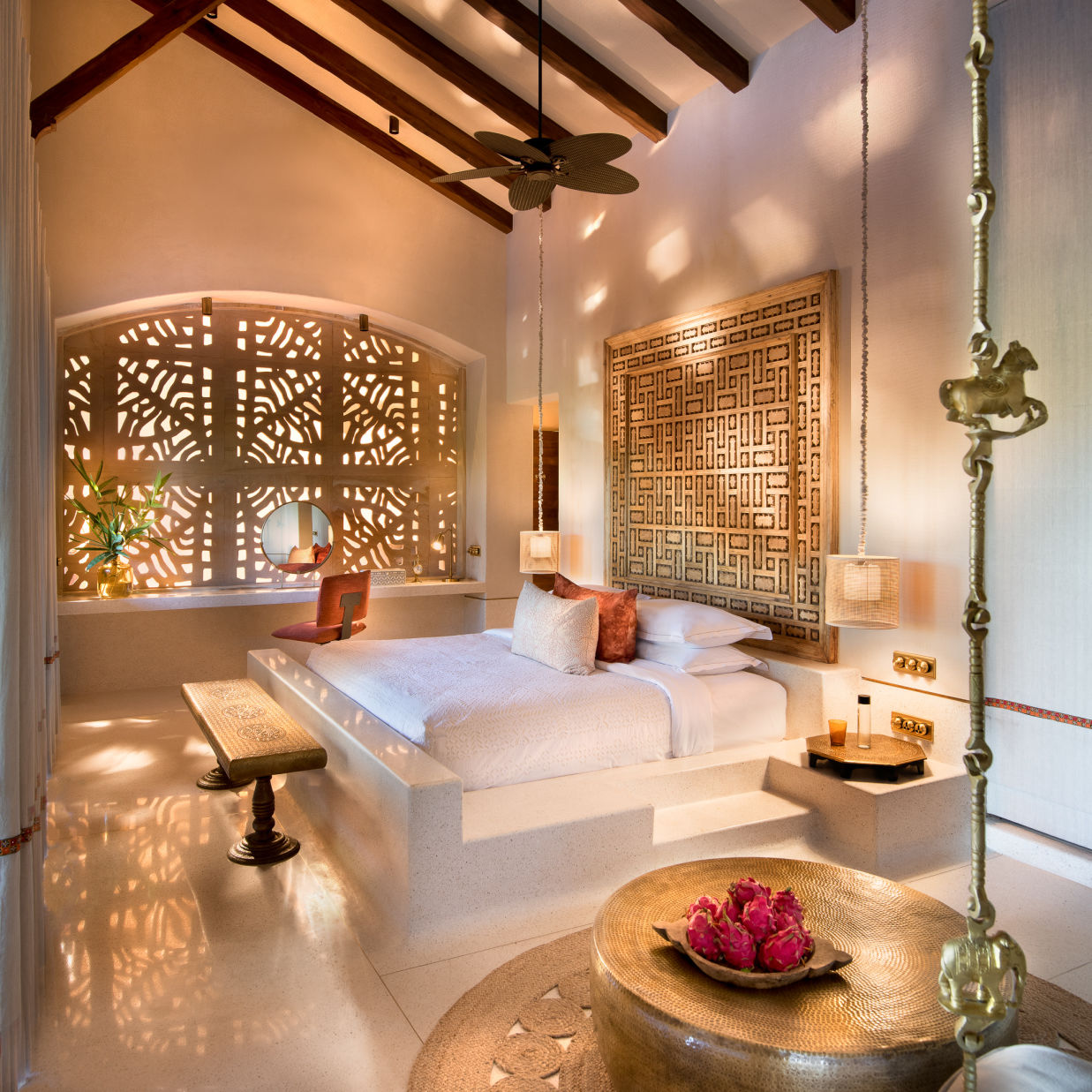 Majestic Bedroom at the Kothi of Safari Lodge