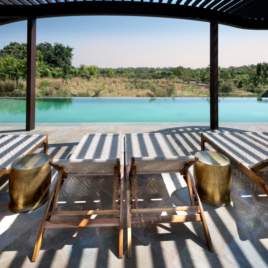 Lounge Chairs near the pool