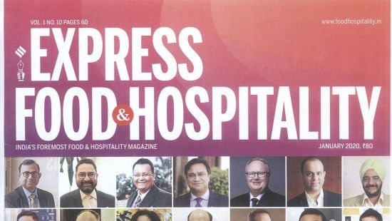 Pride Hotels Express Food and Hospitality January 2020 Cover Page.