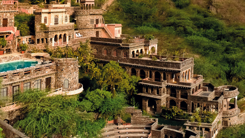 Neemrana Fort-Palace - 15th Century, Delhi-Jaipur Highway Neemrana Wing V Neemrana Fort-Palace Alwar Rajasthan