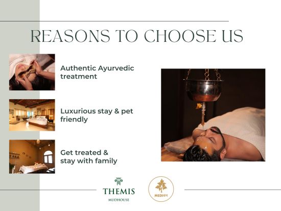 Reasons to choose us brochure for Themis Mudhouse - A Nature's Retreat Resort & Wellness