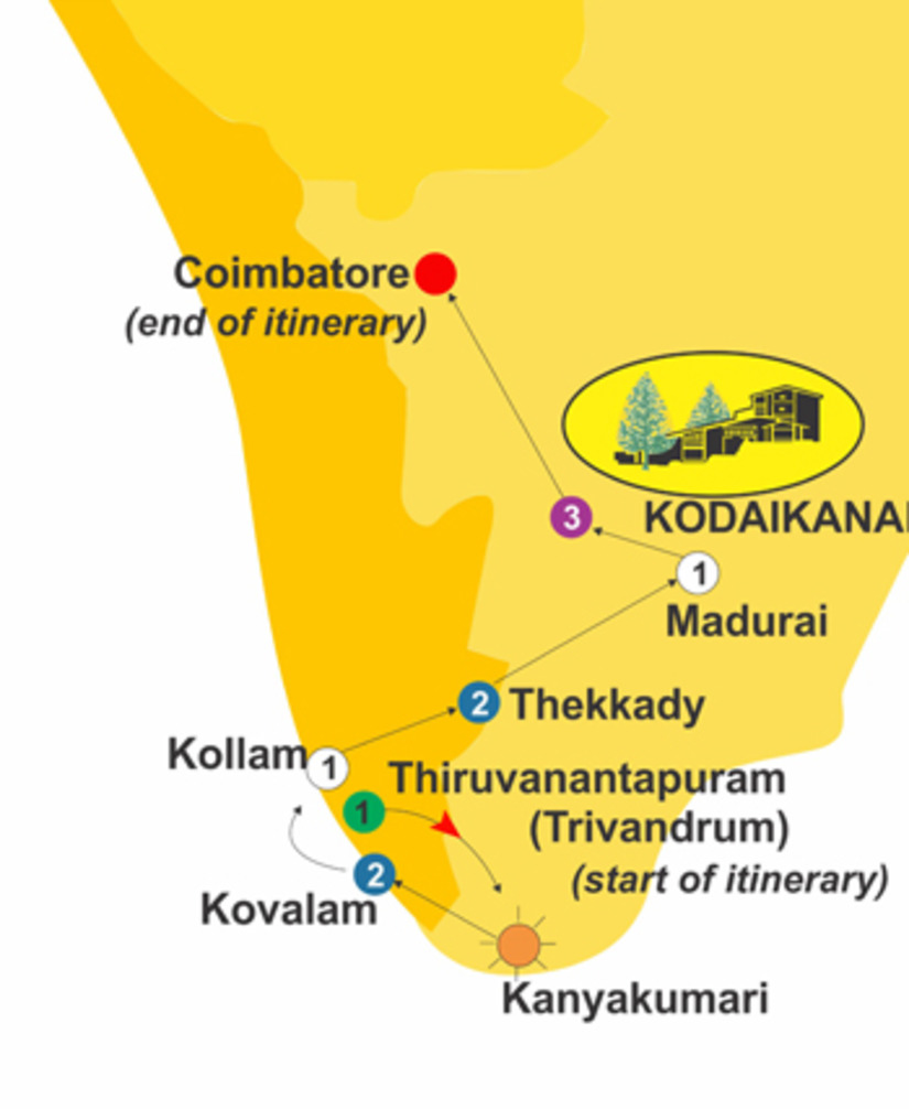 Dream Run for 11 days itinerary graphic