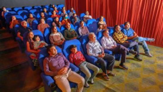 mini theatre in our luxury club at narayani heights