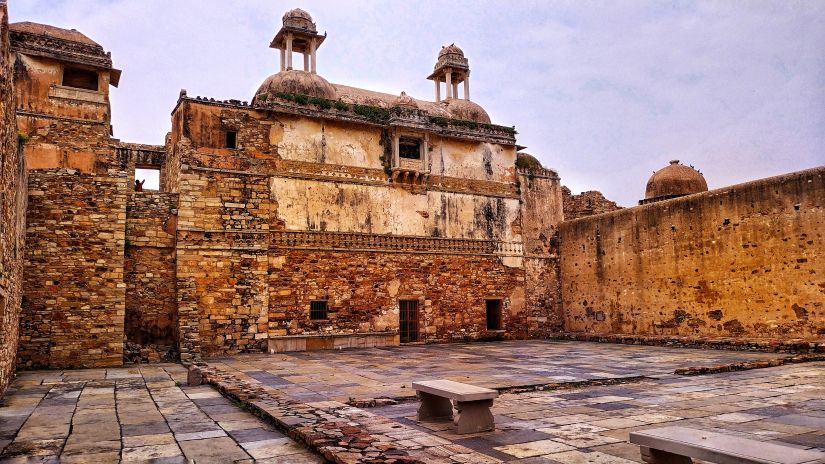 Inside view of Chittorgarh Fort