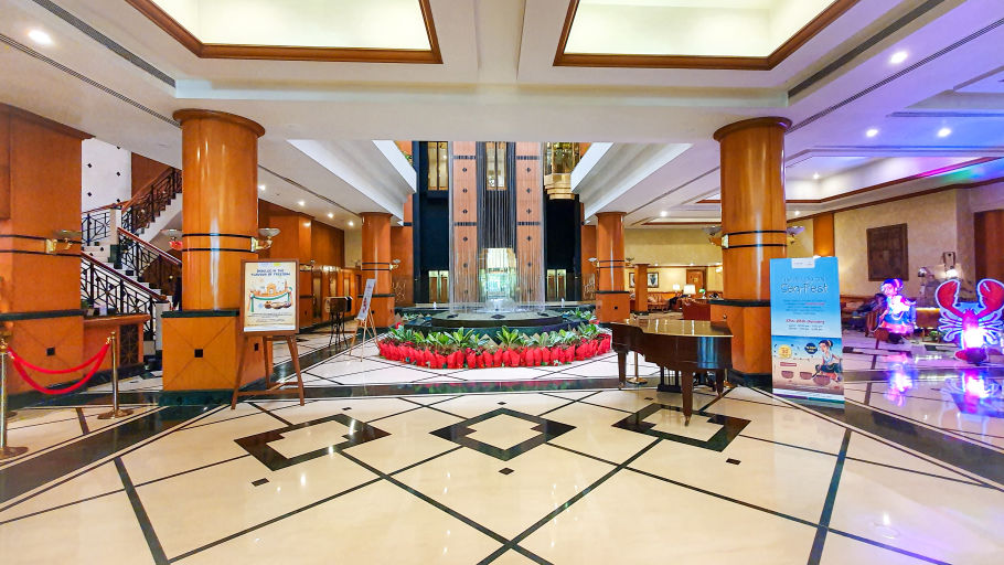 reception area at our 5-star hotel in vile parle