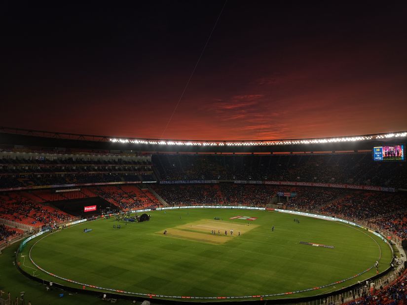 Narednra Modi cricket stadium aerial view