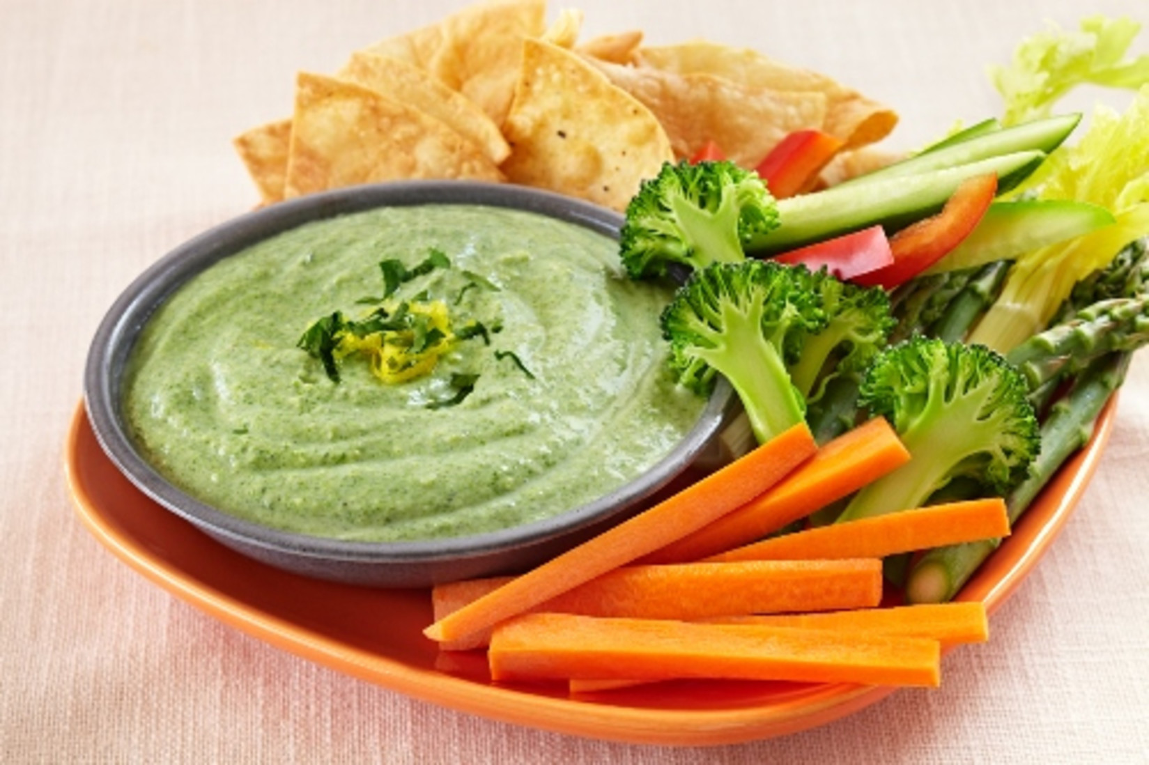 Vegetables with dip at Hablis Hotel, Chennai