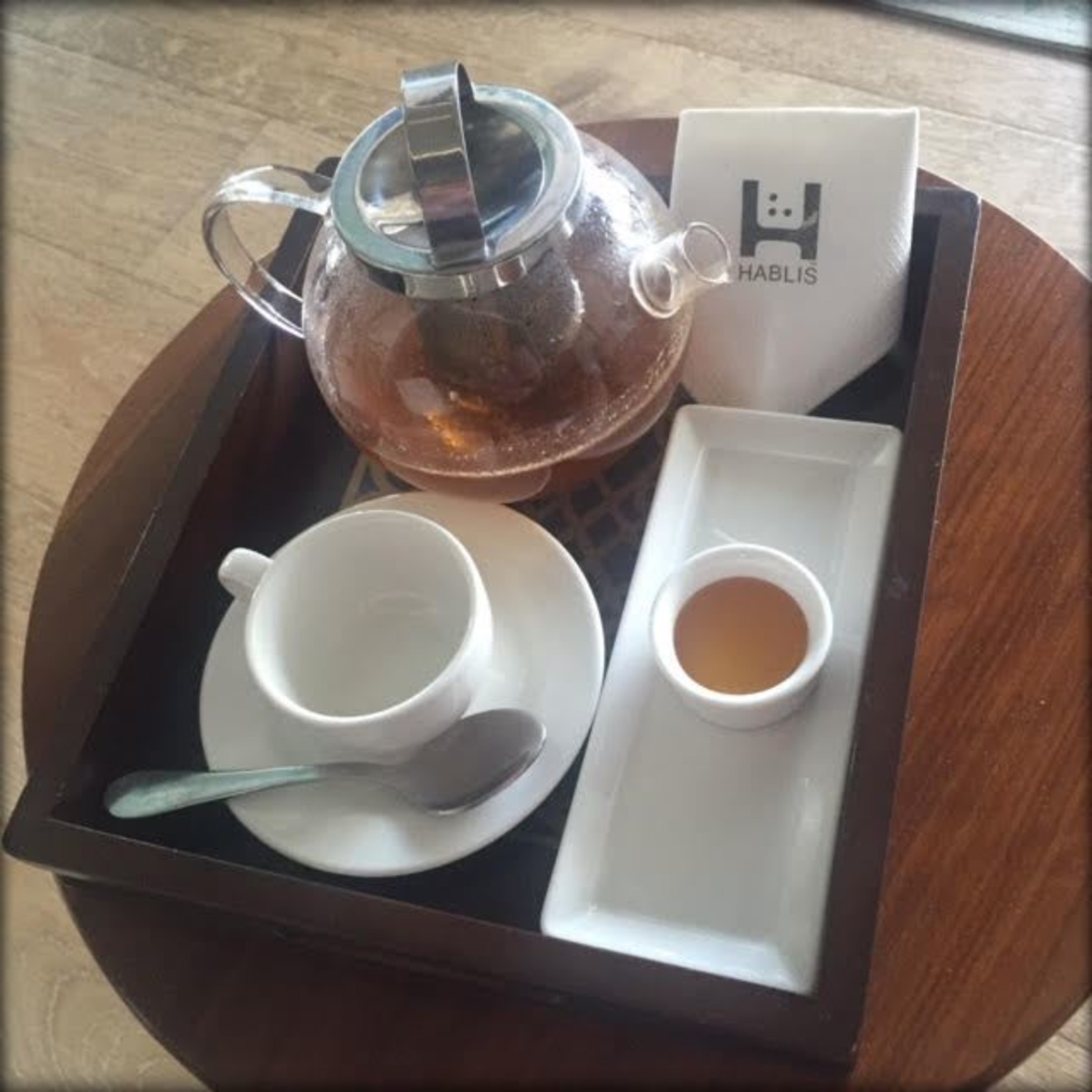 Herbal tea elixir at Hablis Hotel, Chennai