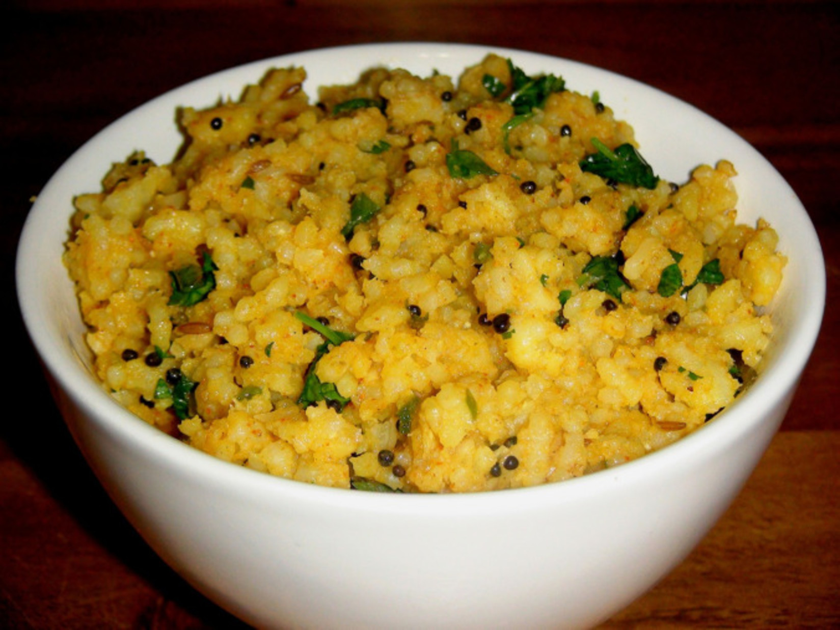 Bowl of khichdi at Hablis Hotel, Chennai