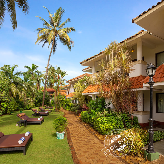 exterior view of heritage village resort and spa goa