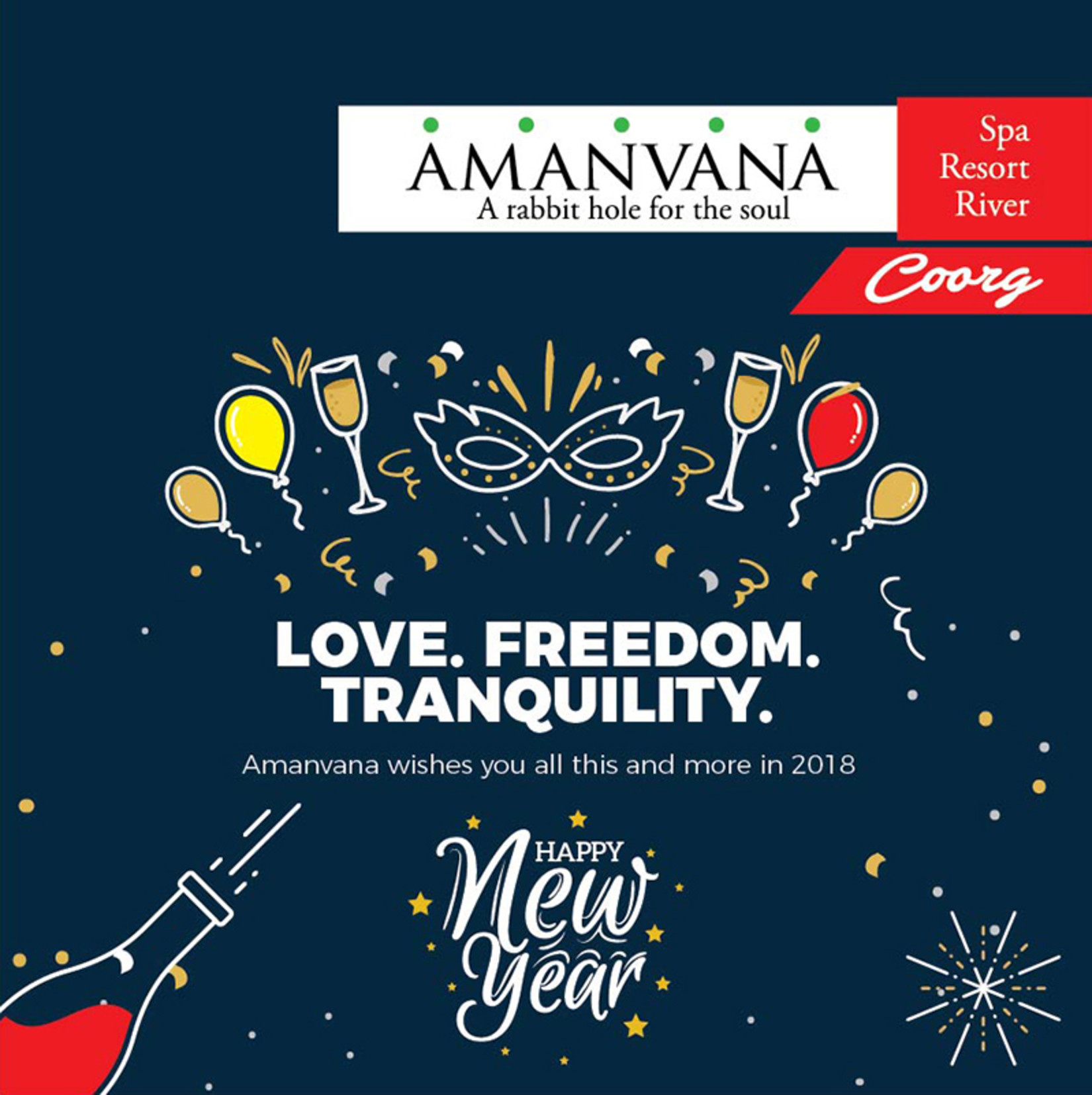 New Year s , Amanvana Resort Spa, Activities in Coorg Hotels
