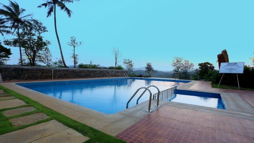 Swimming Pool at our luxury resort in Wayanad, Parisons Plantation Experiences by Abad, Wayanad-19