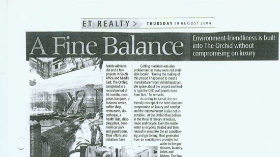 article about Fine Balance