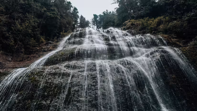 Fairy Falls near our hotel in Kodaikanal amhkbc