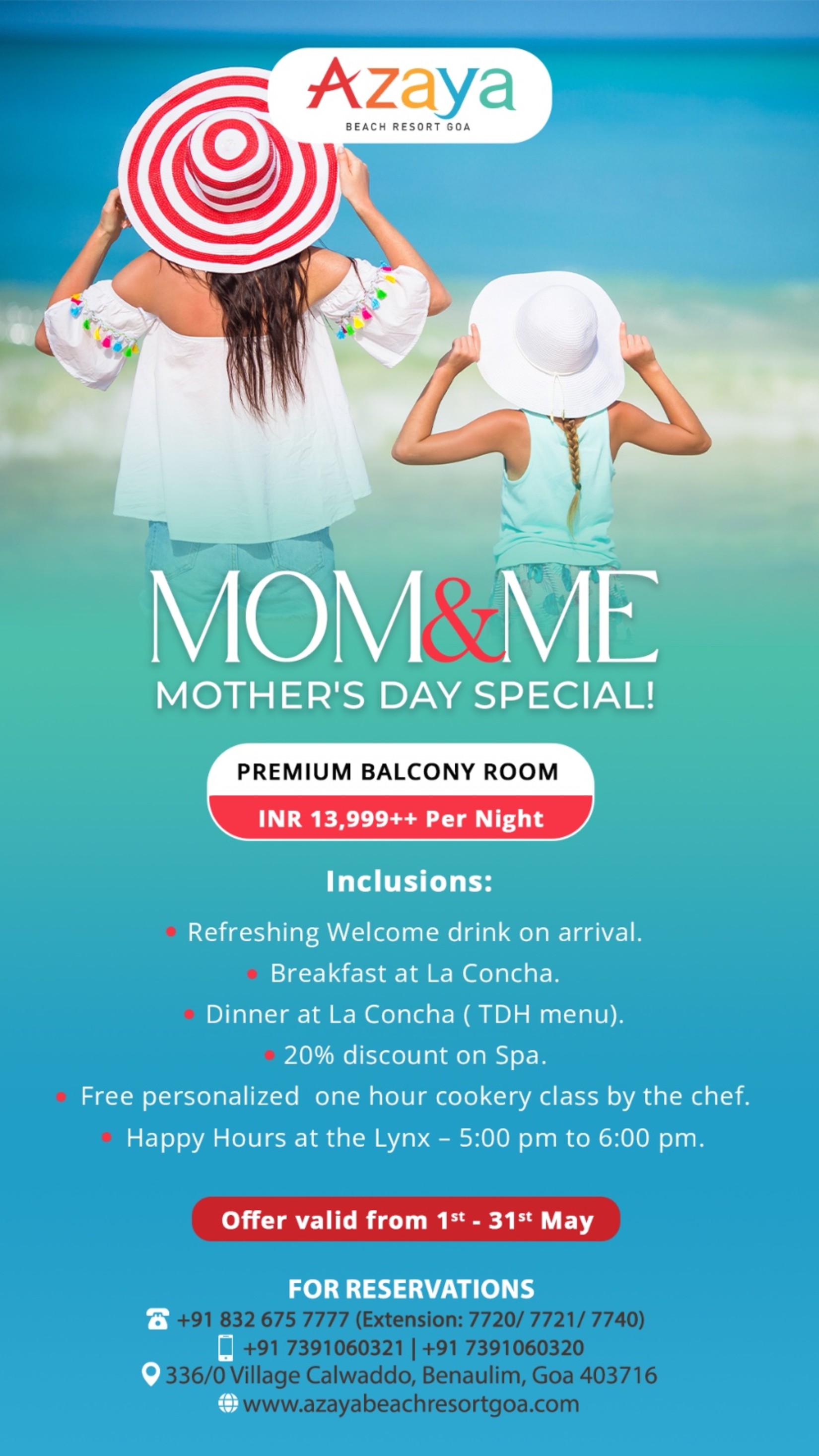 Mothers Day - Premium Balcony Room Flyer (WhatsApp)