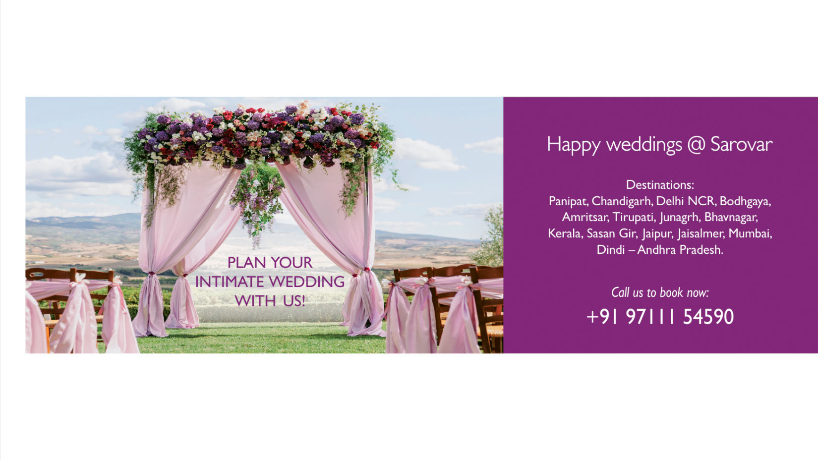 Web banner - Wedding