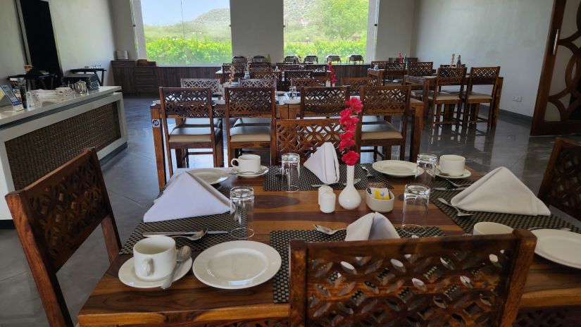 Seating in Bay Leaf Restaurant Pushkar.jpg3