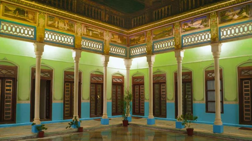 pristine interiors of The Piramal Haveli - 20th Century, Shekhavati