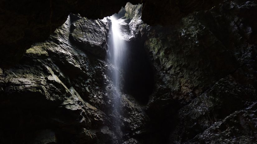 inside of the Rivona Caves