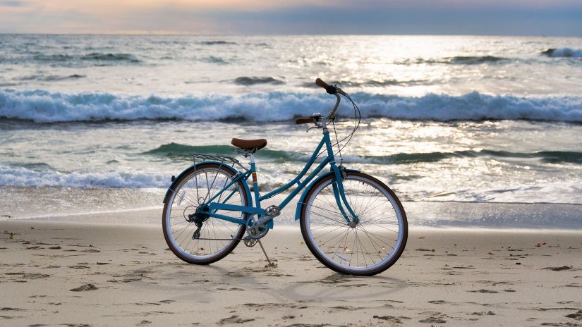 bicycle on the beach